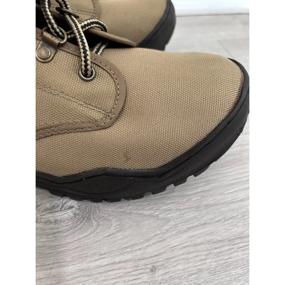 Hodgman 19212 Mens Beige Canvas Wading Boots High Top‎ Fishing Shoes Size 12 NEW
